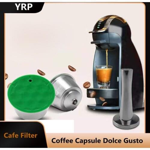 Coffee capsule dolce gusto Stainless metal New milk foam capsule reusable milk frother espresso cafe filter machine Accessories