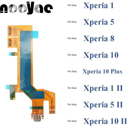 Best For Sony Xperia 1 5 8 10 Plus ii + II USB Dock Charging Port Plug Fast Charger Board Flex Cable Type C Ribbon