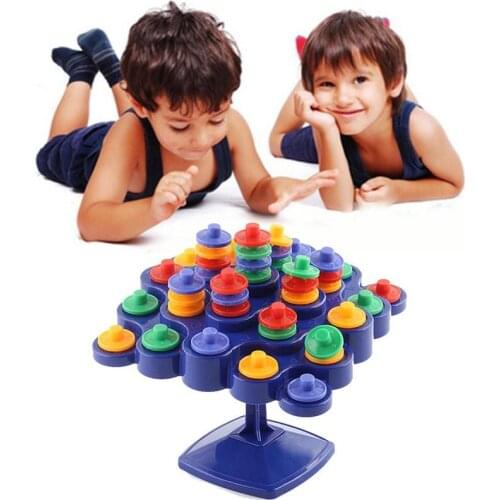 Novelty Balance Turntable Stacking Board Parent-Child Activity Boosting Kids IQ Interactive Educational Toy Gift Party Games