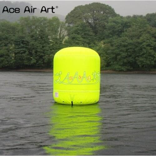 Huge sealed buoys inflatable floating cylinder buoys,water warning tube buoys,boat race water game sports markers for Australia