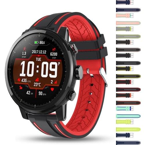 Soft Silicone Sport Watchband 20mm 22mm 24mm 26mm Rubber Diving Waterproof Men Replacement Bracelet Band Strap Watch Accessories