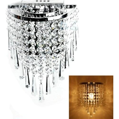 Modern Art High Grade Crystal Wall Lamp For Home Bedroom Living Room Decoration Indoor Lighting European Luxury Style
