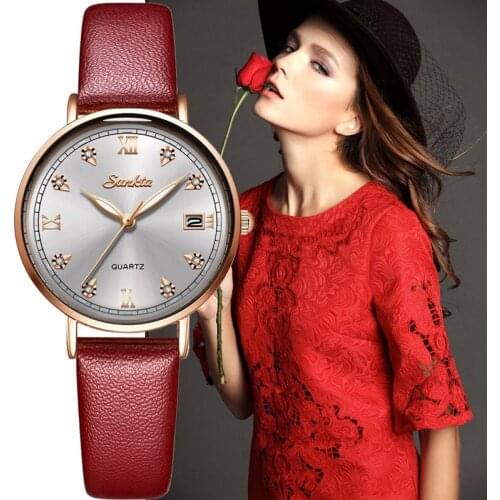 Sunkta relogio feminino zegarek damski montre femme watches for women relojes para mujer watch for women zegarki damskie +Box