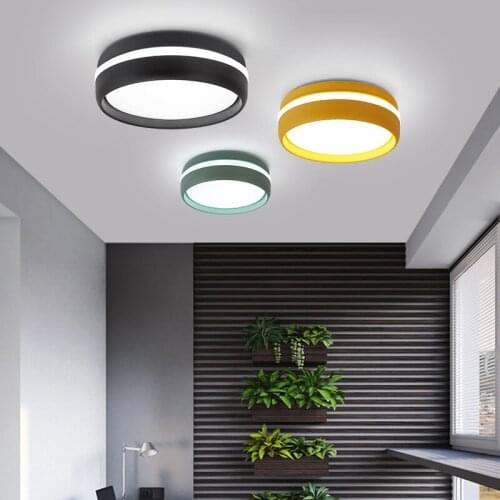 Nordic LED Ceiling Lights Modern 12W Surface Mounted Bedroom Living Room Sconces Kitchen Corridor Decor Ceiling Lighting Fixture