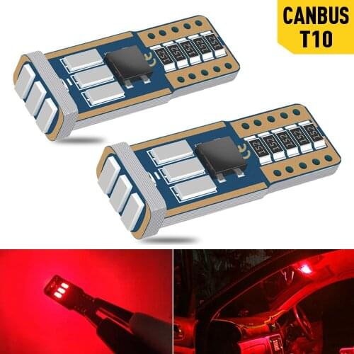 T10 W5W LED Car Parking Clearance Light Bulb For Mercedes Benz W203 W211 W204 W210 W205 W202 W220 W124 W123 C E SLK GLK Red Blue