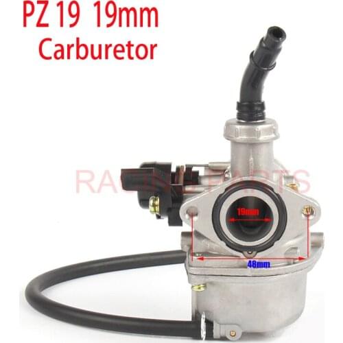 Universal Carburetor PZ19 19mm Carb for 50 70 90 110 125cc ATV Quad 4 Wheeler Dirt Bike Motorbike Motorcycle Carburetors
