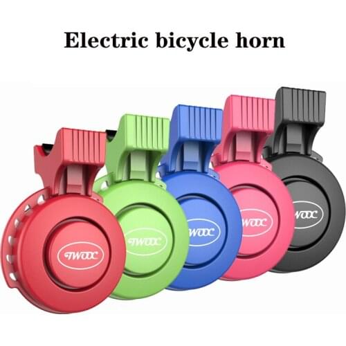 Road Bike Electric Bicycle Horn High Quality Bike Bell Volume Adjustable USB Charging Quick Release Handlebar Horn Hidden Bell