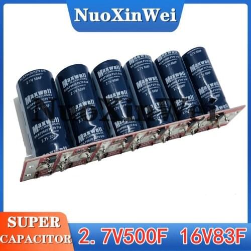16V83F super capacitor rectifier Maxwell 2.7V 500F automotive electronic starting capacitor