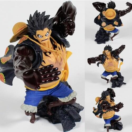 One Piece Figure Nightmare Luffy Gear Fourth Luffy PVC Action Figure 13CM One Piece Pesadilla Luffy Collectible Model Toy In Box