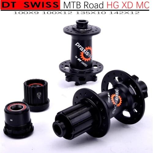 Praxisworks disc brake road bike hub straight pull sealed bearing Super light The central lockDrum shaft 32H MTB HUBS DT SWISS