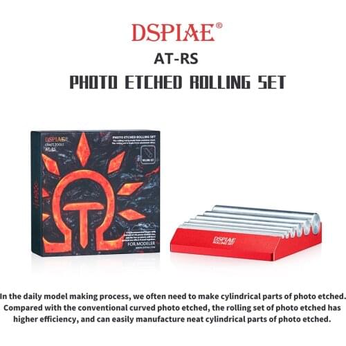DSPIAE AT-RS Photo Etched Rolling Set Model Assembly Tool Hobby Accessory