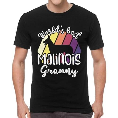 Belgian Shepherd Dog Tshirt Men Fashion Tee Tops 100% Cotton T Shirts Short Sleeve Mechelaar Dog Animal T-shirts Gift Clothing