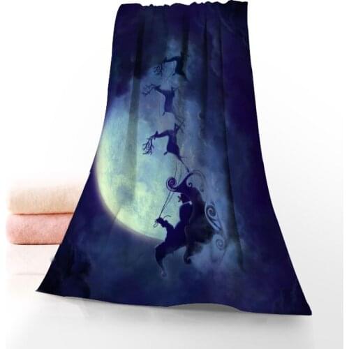 Hot Sale Custom Night 35x75cm Fitness Sports Towel Portable Quick-Drying Towel Yoga Outdoor Microfiber Sports Towel