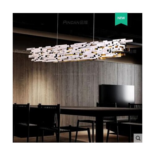 Italian minimalist restaurant chandelier Post-modern luxury dining room bar head model room creative personality dining chandeli