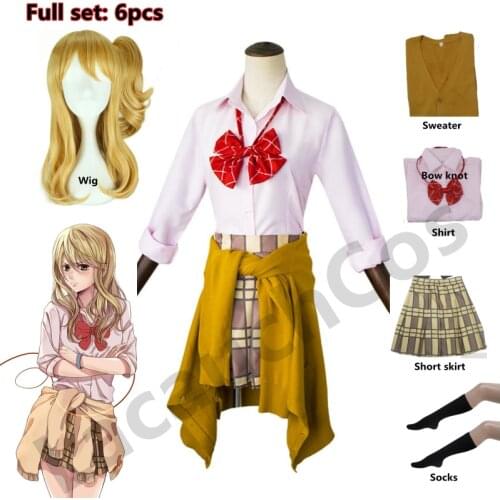 Cosplay Costumes Citrus Anime Aihara Yuzu Uniform Wig Set Short Skirt Japanese Style Student Wear Women School