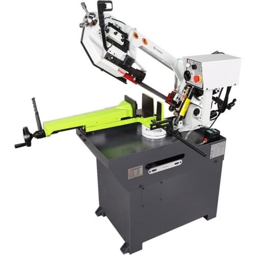 227mm Band Saw Machine Steel Cutting Machine Horizontal Steel Pipe Angle Cutter Heavy Material Metal Square Tube Electric Saw