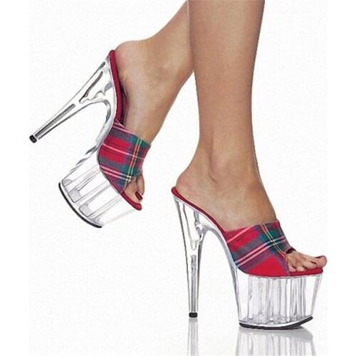 15 cm high heels for womens shoes Club princess 15 cm high with Sandals