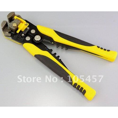 Multi Functions Wire Stripper Cutter Plier Stripping AWG24-10 Insulated Terminal Crimper