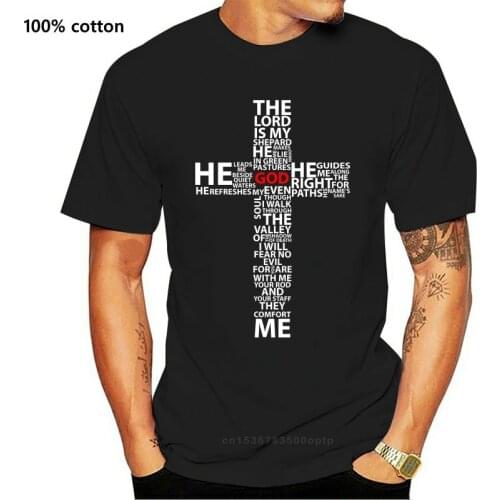 God Jesus Cross Bible Cotton Printed Mens T Shirt Custom Short Sleeve Casual Men T-shirt Tee Shirts Tops 2018