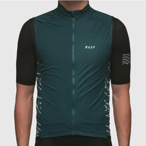 MAAP mens winddicht wasser abweisend cycling jersey sleeveless lightweight windproof breathable mesh cycle vest ciclismo