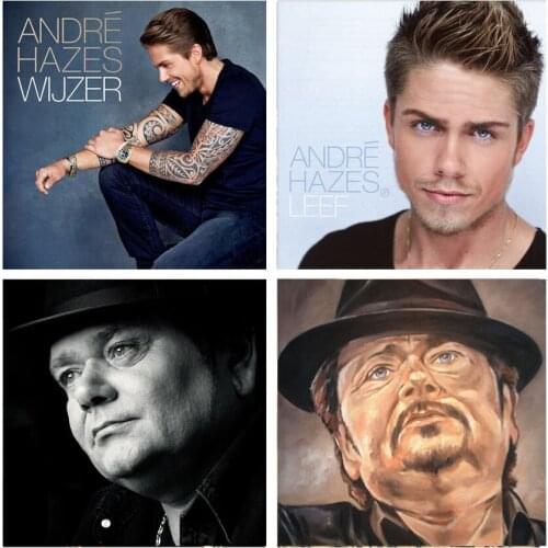 André Hazes Full Square/Round Drill 5D Diamond Painting 3D Diamond Embroidery Diamond Mosaic Cross Stitch Daimond Sets Celebrity