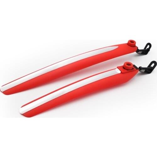 2 Pcs Bicycle Fenders Set Riding Front Rear Wings Mud Guard MTB Road Bike Adjustable Cycling Plastic Rain Protection Mudguard