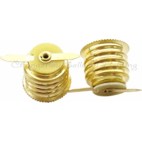 New!lamp-base E17 Lace With Welding Piece Brass D073