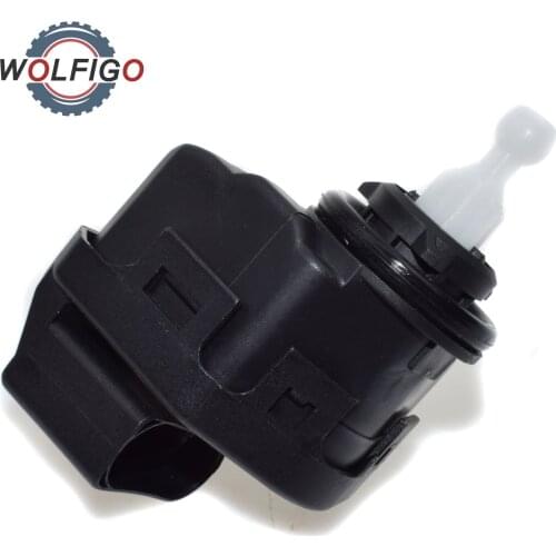 WOLFIGO Headlight Level Adjustment Regulator Motor For Audi A6 A3 A4 Avant Skoda Octavia Combi 4B0941295 8L0941295 3B0941295B