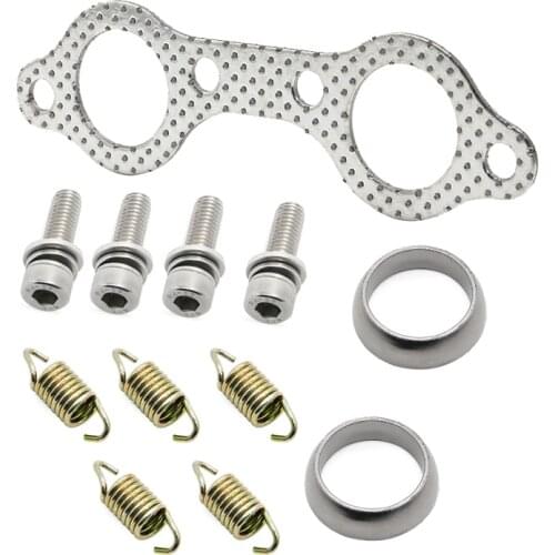 Exhaust Gasket Spring Washer Repair Kit For Polaris Sportsman 600 2003 - 2006 Sportsman 700 2002 - 2007 RZR 800 800s EFI 07-14