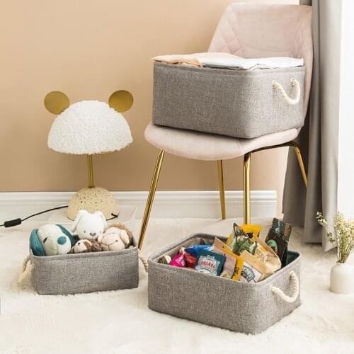 Pet Dog Toy Storage Basket linen foldable storage basket Pet Toys Storage Dog Accessories Pet Supplies For outdoor family