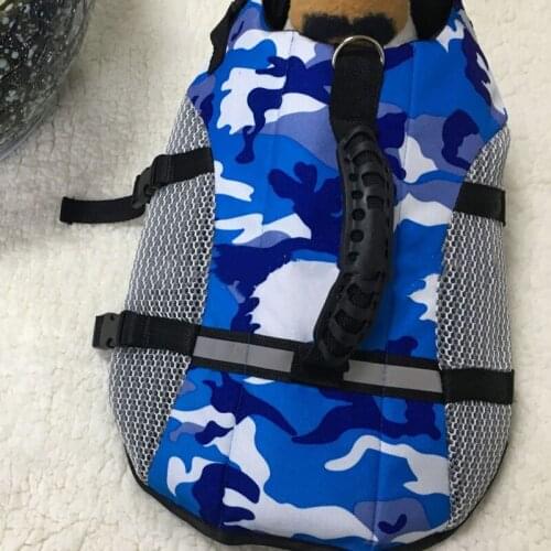XS-XXL Pet Dog Cloth Float Life Vest Summer Life Jacket Dog Vest Reflective Swimming Suit Outdoor Underwater Training Supplies