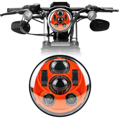 5.75 Inch LED Headlight High & Low Beam LED Headlamp Driving Light for Motorcycle Projector Headlights