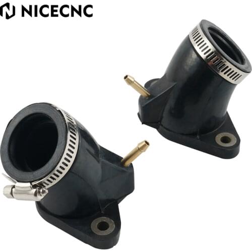 2pcs Carburetor Joint Interface Adapters Connectors For Yamaha XVS650 V STAR Silverado Custom Classic XVS650 A Drag Star