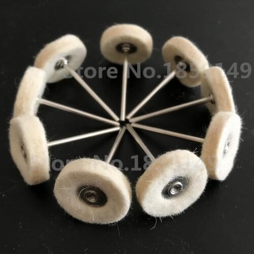 30pcs /bag Dental Lab Wool Polishing Buffing Wheels Brushes Burs For Rotary Tools Dentist tool