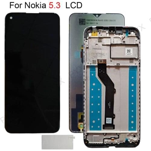 6.55" ORIGINAL Display for Nokia 5.3 LCD TA-1234 Display Touch Screen Replacment TA-1227 TA-1229 TA-1223 for Nokia 5.3 display