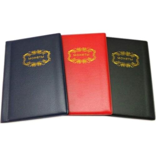 10 Pages 120 Pockets Russian Album For Coin Mini Coin Collection Book Coin Holder Household Collection Book Gift For Kids