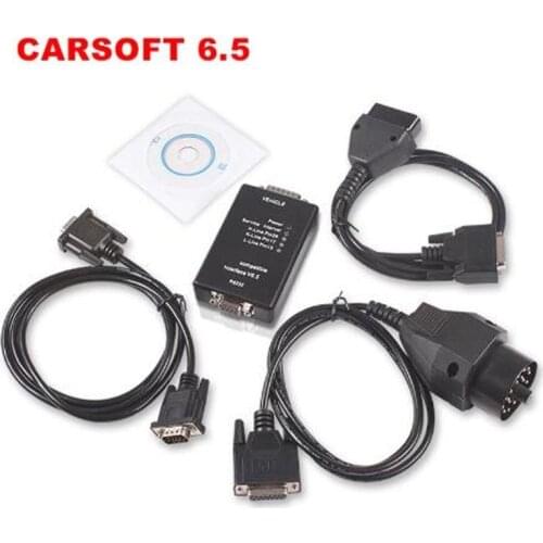 Auto Carsoft 6.5 For BMW ECU Programmer/MCU OBD2 Car Diagnostic Tool for BMW E30/E36/E46/E34/E39/E53/E32 with RS232 PC Interface