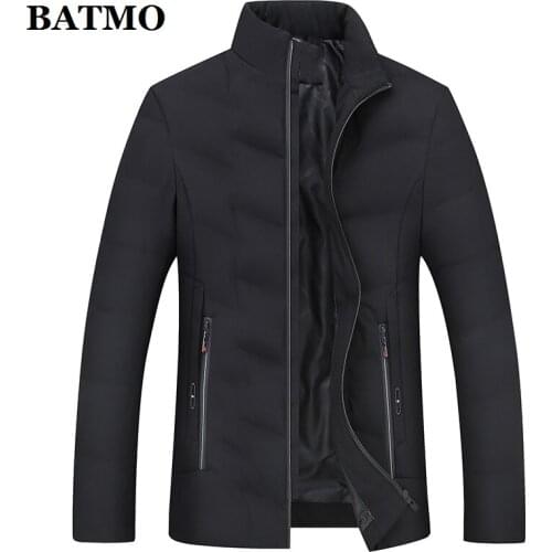 BATMO 2019 new arrival winter 80% white duck down jackets men,mens casual down jackets,parkas men 1009