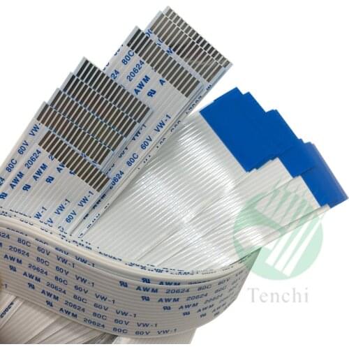 Free shipping 10Sets FX890 Upper (17Pins 895mm) and Lower (16Pins 890mm) Head cable For Epson FX890 Dot Matrix Printer Parts