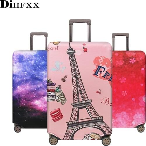 DIHFXX New Elastic Fabric Luggage Protective Cover Suitable18-32 Inch Trolley Case Suitcase Dust Cover Travel Accessories DX-34