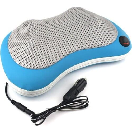 Home car dual-use multifunction dish massager car massage pillow cervical lumbar leg massager purple amd blue color free shippin
