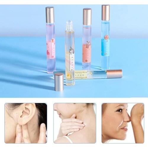 12ml Body Care Roll-on Essential Oil Perfume Peach Fragrance Body Lotion Antiperspirant Cheap Price For Male Female Students