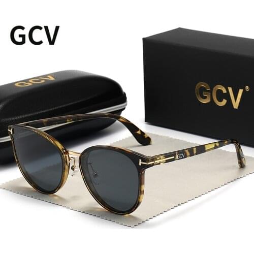 Женские солнцезащитные очки кошачий глаз Gcv China At AliExpress