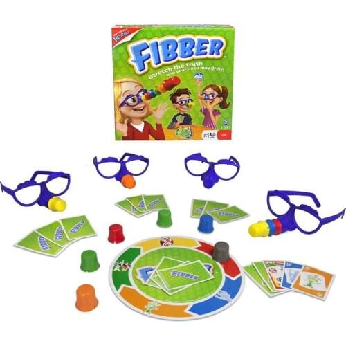 Liar Fibber Board Game Set Great Family Fun Educational Toys For Kids Children Noses & Glasses 2-4 Players Family Funny Toy