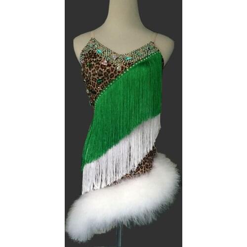 New style Latin dance costumes sexy senior stones colors tassel latin dance dress for women latin dance dresses S-4XL