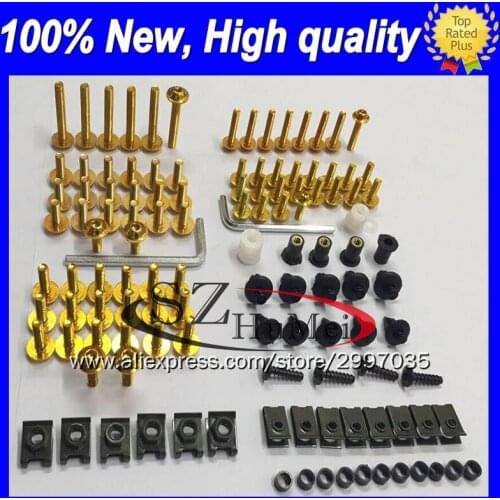 Fairing bolt full bolts kit For HONDA VTR1000 2000 2001 2002 2003 04 2005 2006 RC51 SP1 P2 VTR 1000 Windscreen screw screws Nuts