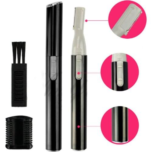 1PC Mini Portable Electric Eyebrow Trimmer Scissors Men Shaving Hair Remover for Women Ladies Body Shaver Razor Epilator