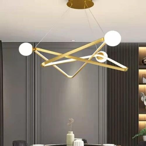 Nordic LED Ceiling Pendant Lamp For Living Room Dining Table Room Modern Suspension Chandelier Home Cafe Bedroom Lighting