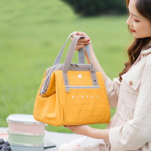 Food Fresh Keeping Lunch Cooler Bag Baby Mom Picnic Travel Work Container School Meal Carrying Thermal Insulated Lunchbox Bags