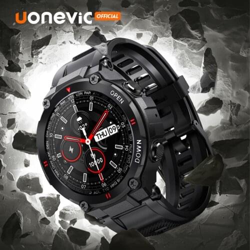 UONEVIC 2021 New K22 Smart Watch Men Sport Fitness Bluetooth Call Music Control Alarm Clock Reminder Smartwatch For Phone